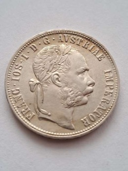 Austria 1 Floren Franciszek Józef I 1877 r