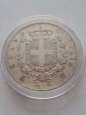 Włochy 5 Lir Emanuel II 1874 r