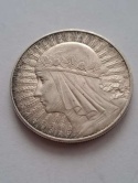 10 zł Głowa Kobiety 1932 r znak