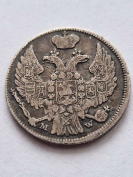 Polska/Rosja 15 kopiejek = 1 złoty 1839 r MW