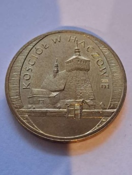 2 zł Kościół w Haczowie 2007 r