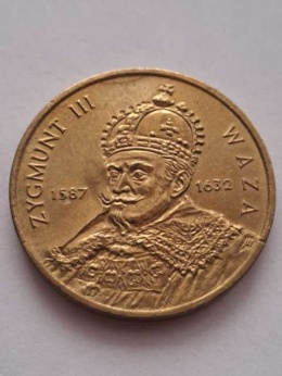 2 zł Zygmunt III Waza 1998 r