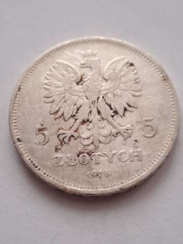 5 zł Nike 1928 r znak