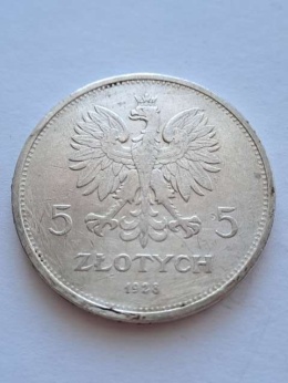 5 zł Nike 1928 r znak