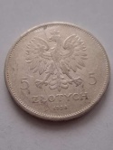 5 zł Nike 1928 rok bez znaku