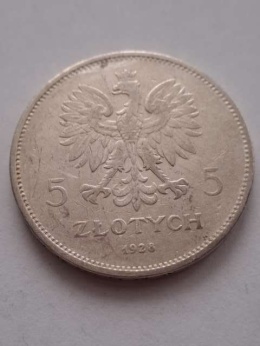 5 zł Nike 1928 rok bez znaku