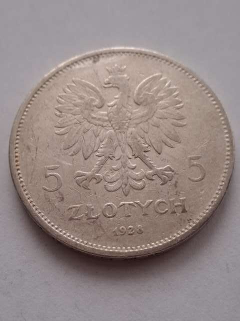 5 zł Nike 1928 rok bez znaku