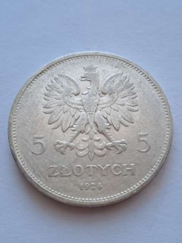 5 zł Nike 1928 rok bez znaku