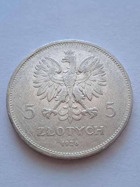 5 zł Nike 1928 rok bez znaku