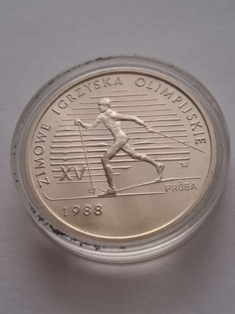 1000 zł XV Zimowe Igrzyska Olimpijskie 1987 r