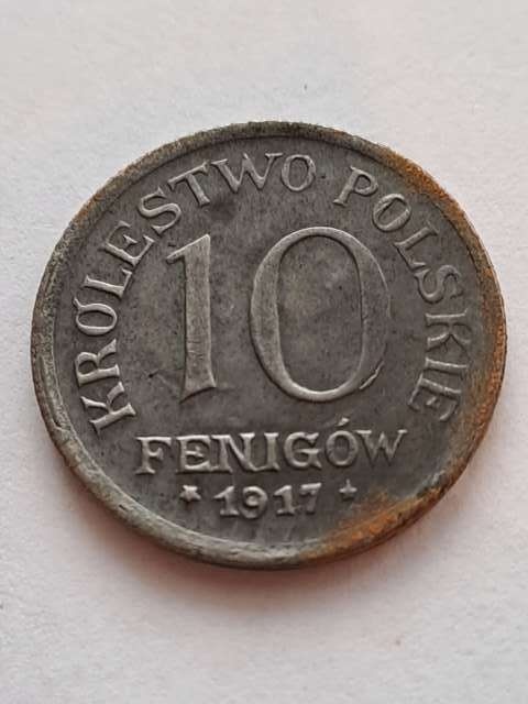 Królestwo Polskie 10 Fenigów 1917 r