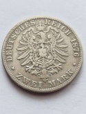Niemcy 2 Marki Prusy 1876 r
