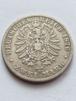 Niemcy 2 Marki Prusy 1876 r