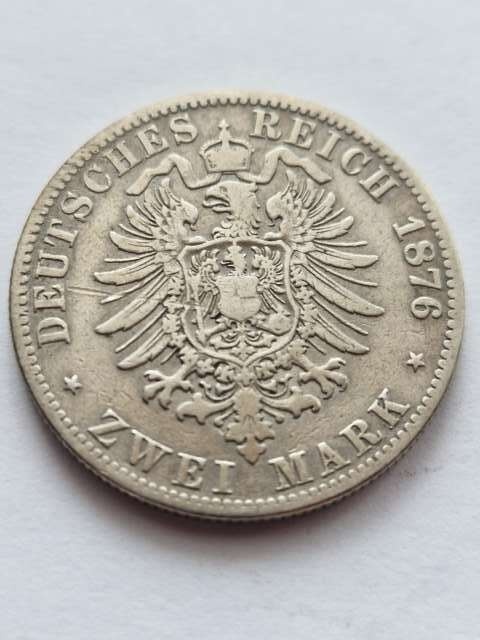 Niemcy 2 Marki Prusy 1876 r