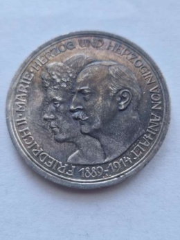 Niemcy 3 Marki Anhalt 1914 r