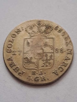 SA .Poniatowski 4 grosze 1788 r