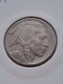 USA 5 Cent Bizon 1937 r