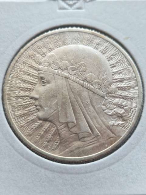 10 zł Głowa Kobiety 1932 r bez znaku