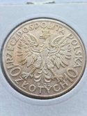 10 zł Głowa Kobiety 1932 r bez znaku