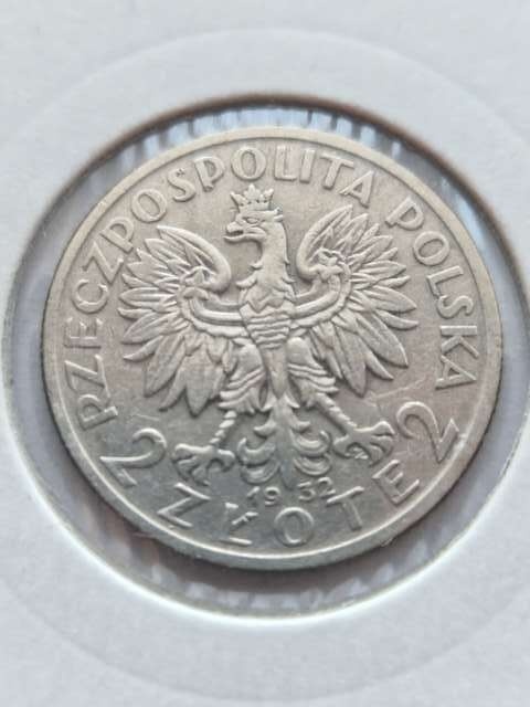 2 zł Głowa Kobiety 1932 r