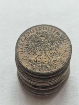 2 zł Głowa Kobiety zestaw 10 szt 1933 r