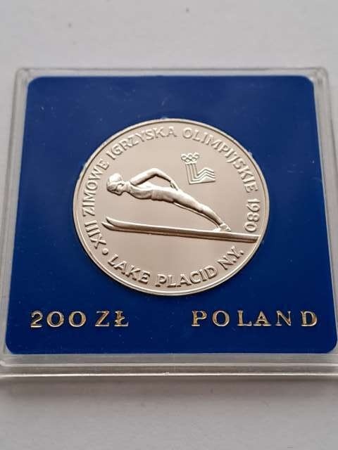 200 zł Lake Placid 1980 r bez znicza