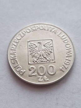 200 zł Mapka 1974 r