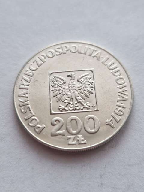 200 zł Mapka 1974 r