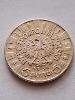 5 zł Józef Piłsudski 1936 r