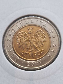 5 złotych 2021 r