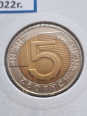 5 złotych 2022 r