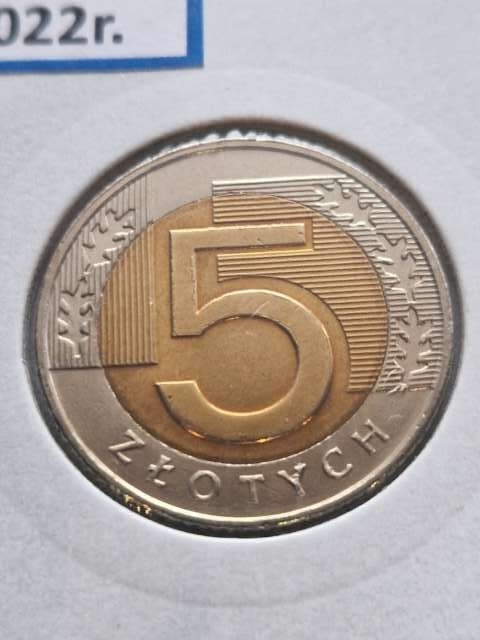 5 złotych 2022 r