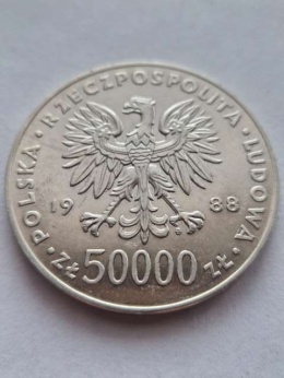 50 tys Józef Piłsudski 1988 r