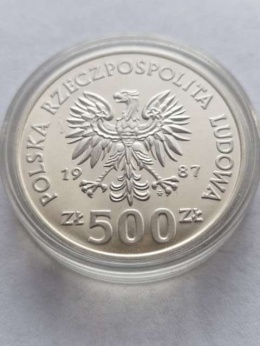 500 zł XV Igrzyska Olimpijskie Calgary 1987 r