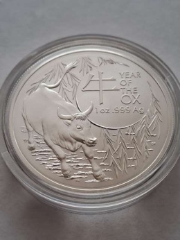 Australia 1 Dolar Rok Byka 2021 r