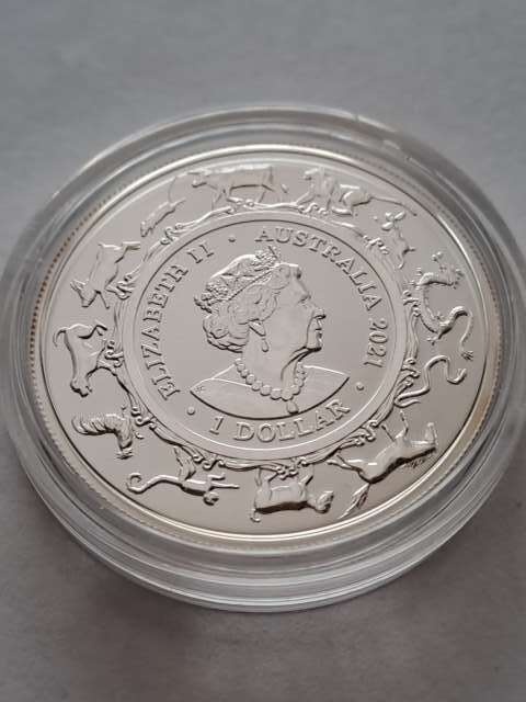 Australia 1 Dolar Rok Byka 2021 r