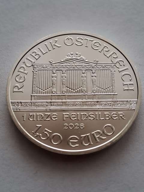 Austria 1,5 euru Filharmonik 2026 r