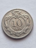 Austria 10 haler Franciszek Józef 1910 r
