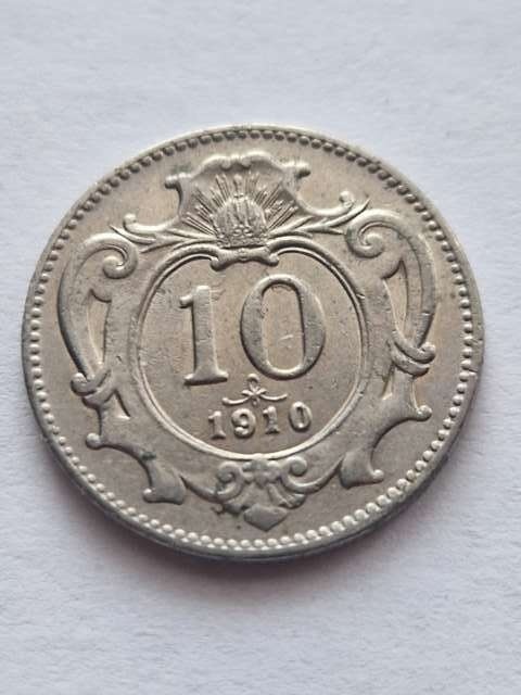 Austria 10 haler Franciszek Józef 1910 r