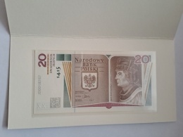 Banknot 20 zł Jan Długosz 2015 r stan UNC