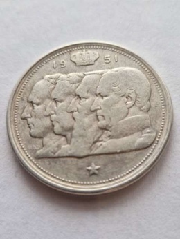 Belgia 100 Franków Baldwin I 1951 r