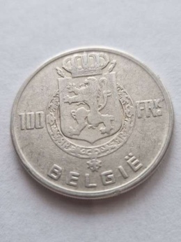 Belgia 100 Franków Baldwin I 1951 r