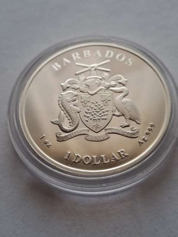 Barbados 1 dolar Małpa zielona 2023 r