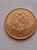Finlandia 10 Markkaa Mikołaj II 1882 r