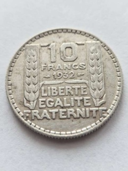 Francja 10 Franków Trzecia Republika 1932 r