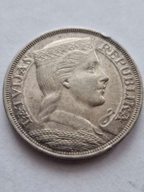 Łotwa 5 Łatów 1932 r