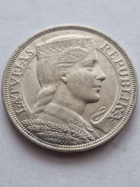 Łotwa 5 Łatów 1931 r
