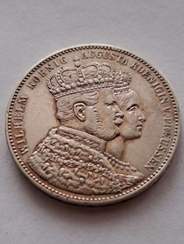 Niemcy Talar Koronacyjny Prusy 1861 r