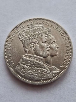 Niemcy Talar Koronacyjny Prusy 1861 r