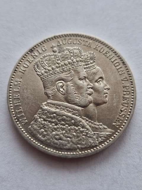 Niemcy Talar Koronacyjny Prusy 1861 r